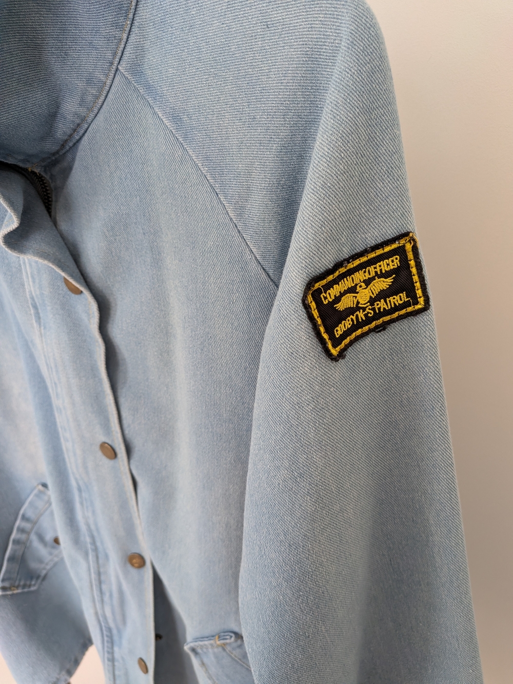 Unbranded Denim Jacket "Commanding Officer Gooby K-S Patrol" - Picture 1 of 3